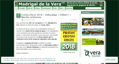 Desktop Screenshot of madrigaldelavera.net