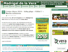 Tablet Screenshot of madrigaldelavera.net